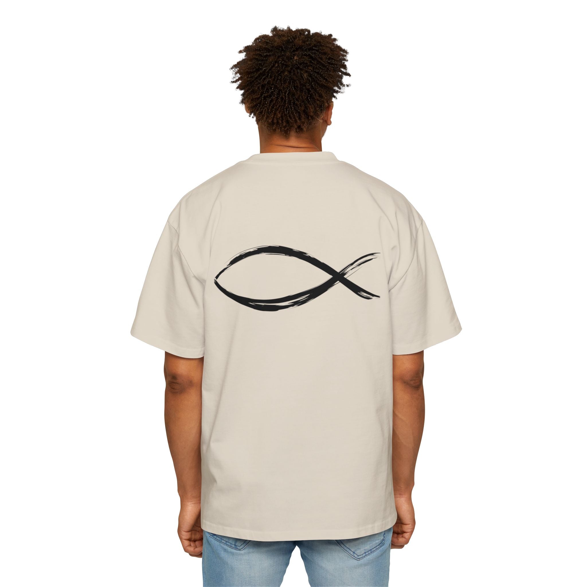 Fish Christian Symbol| Grunge Christian Tee
