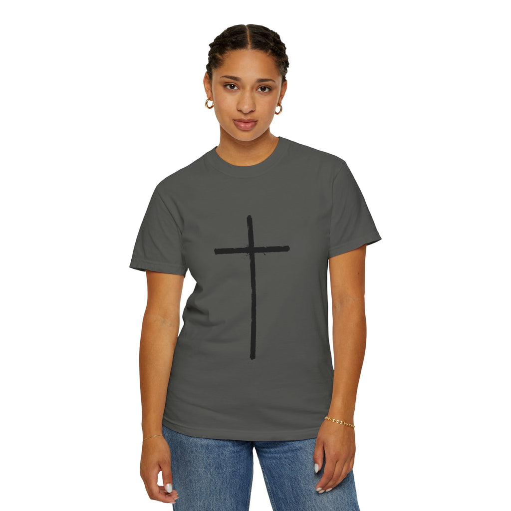 Cross T-shirt | Religious Gothic Faith Design