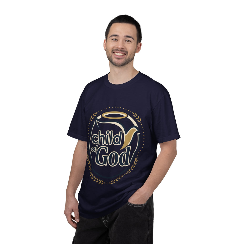 Child of God T‑Shirt — Faith Christian Tee with Dove & Halo