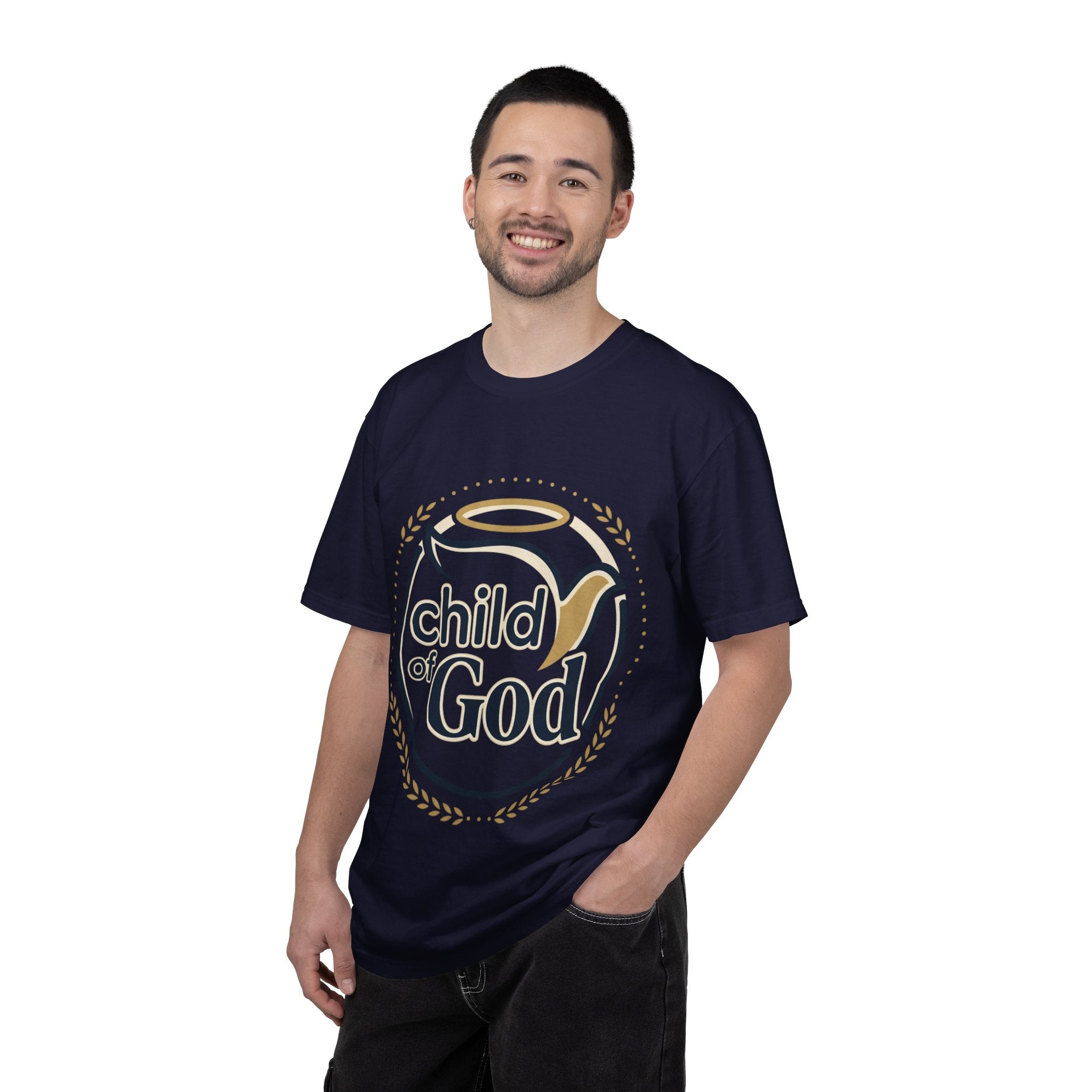 Child of God T‑Shirt — Faith Christian Tee with Dove & Halo