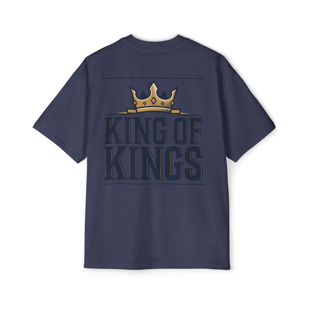 King of Kings Tee — Men's Oversized Graphic T-Shirt with Crown Design