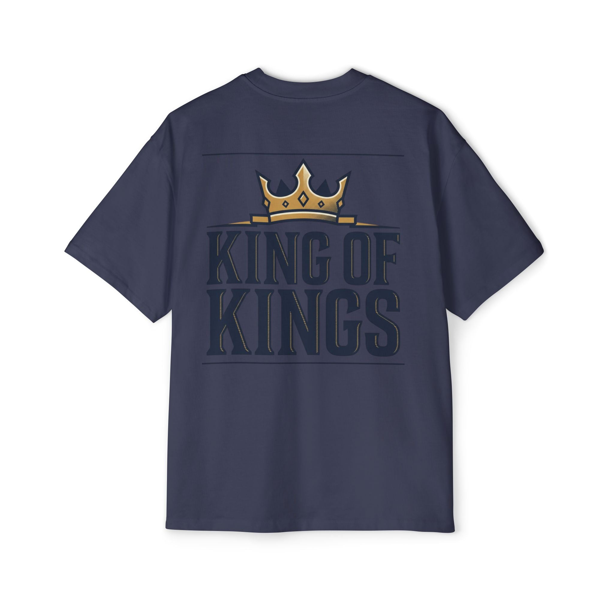 King of Kings Tee — Men's Oversized Graphic T-Shirt with Crown Design