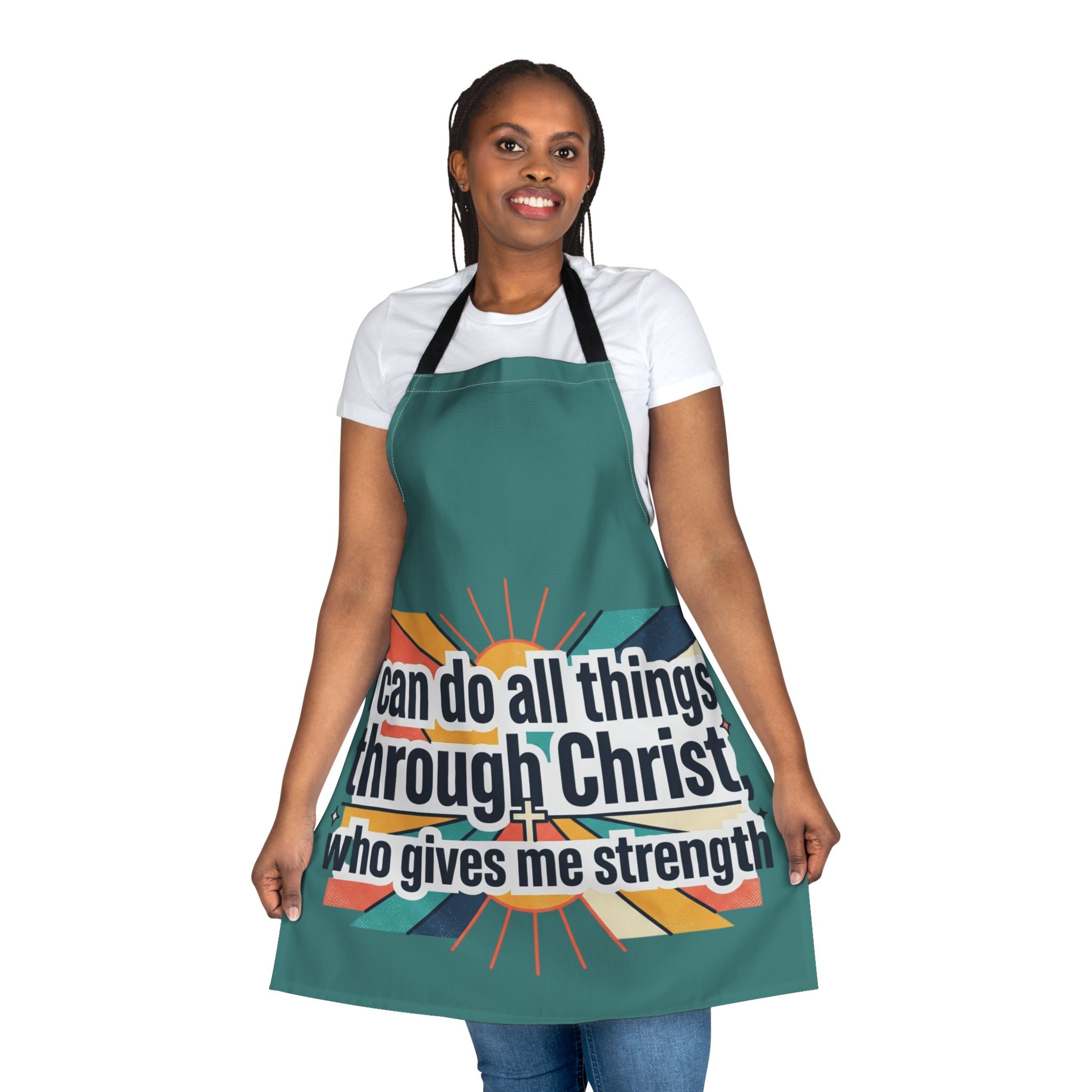 All things through Christ apron | Apron