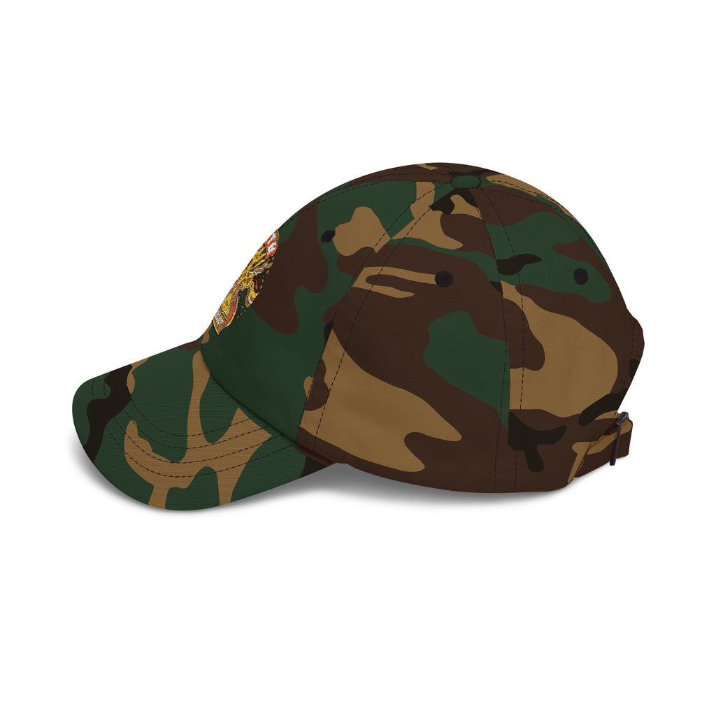 Faith Groovy Dad Cap — Christian Embroidered Baseball Hat