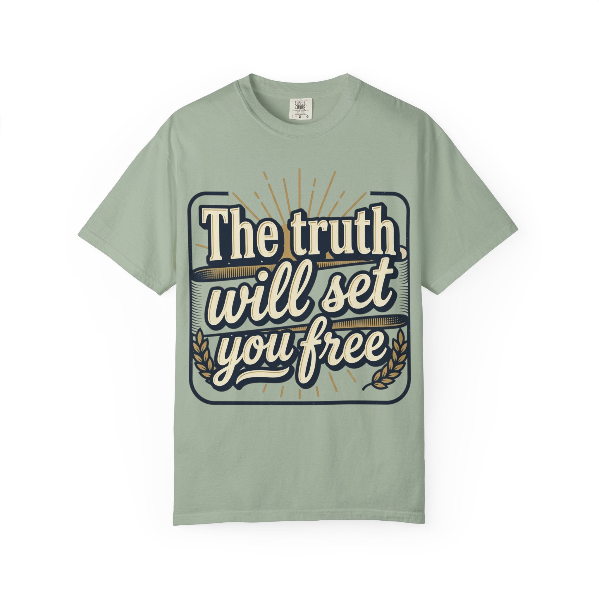 T-Shirt — "The Truth Will Set You Free" Inspirational Graphic Tee