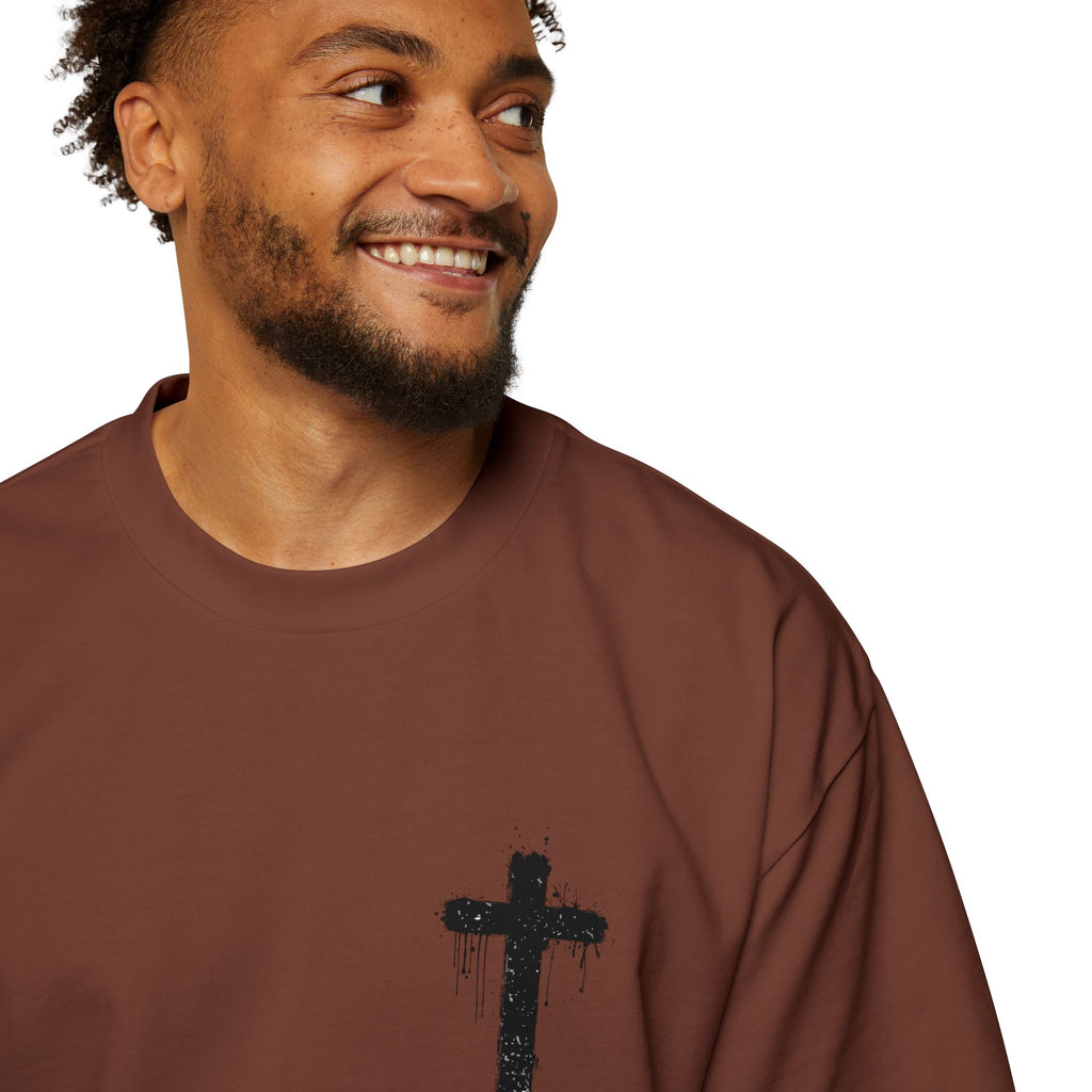 Dripping Paint Cross T-Shirt | Grunge Christian Tee