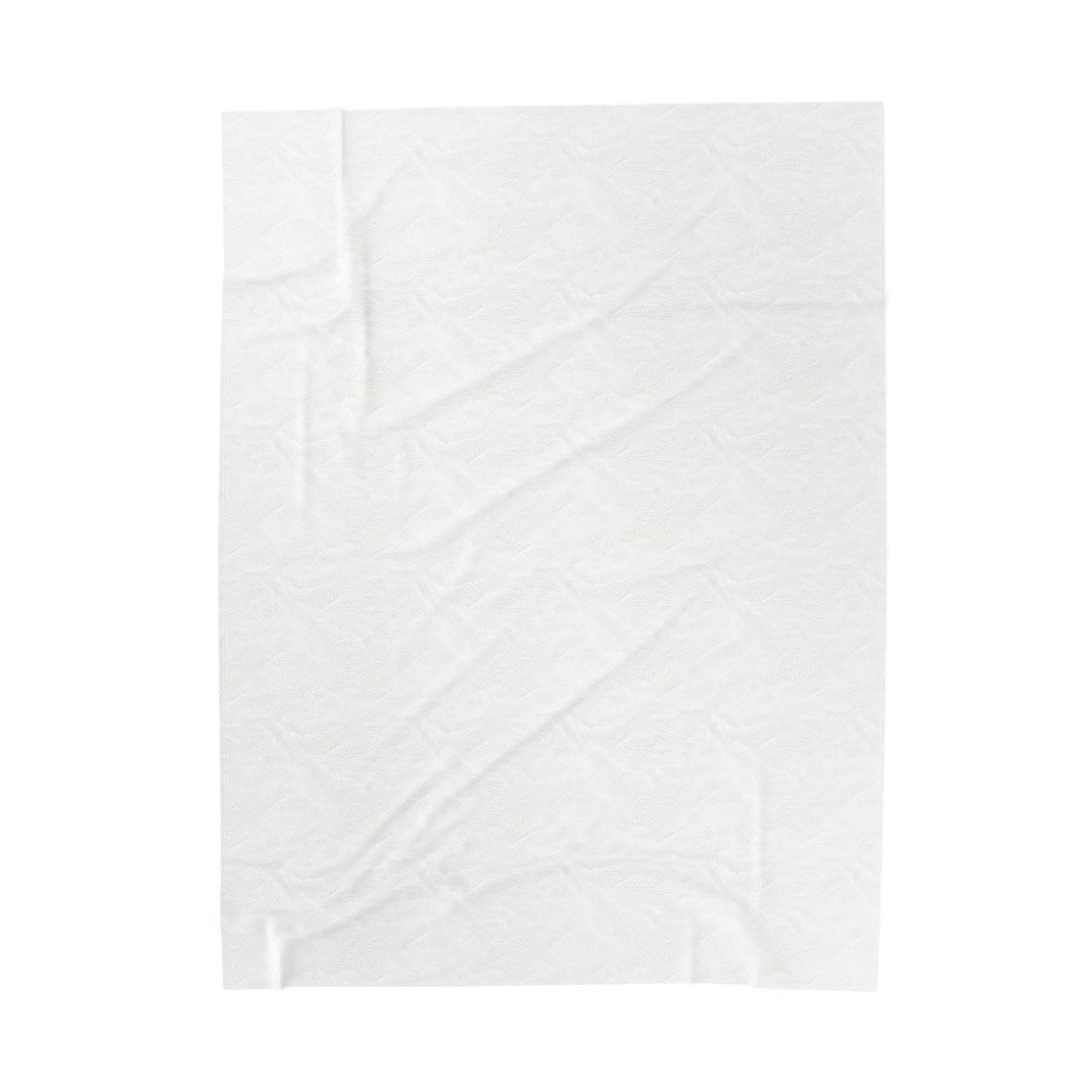 Hand-Drawn Cross Pattern Velveteen Blanket | Monochrome Religious Throw