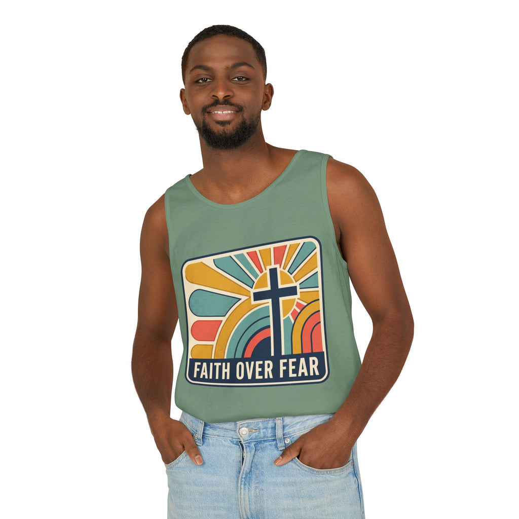 Faith over Fear tank top | Christian faith apparel