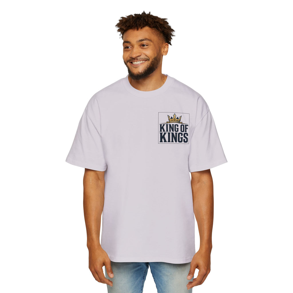 King of Kings Tee — Men's Oversized Graphic T-Shirt with Crown Design