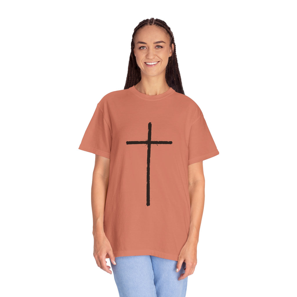 Cross T-shirt | Religious Gothic Faith Design
