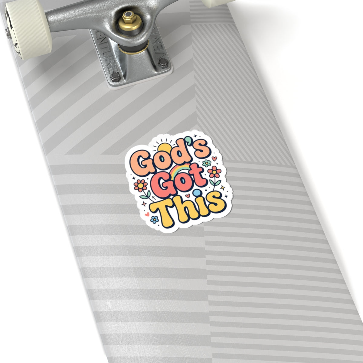 God's Got This Sticker | Christian encouragement, retro pastel groovy