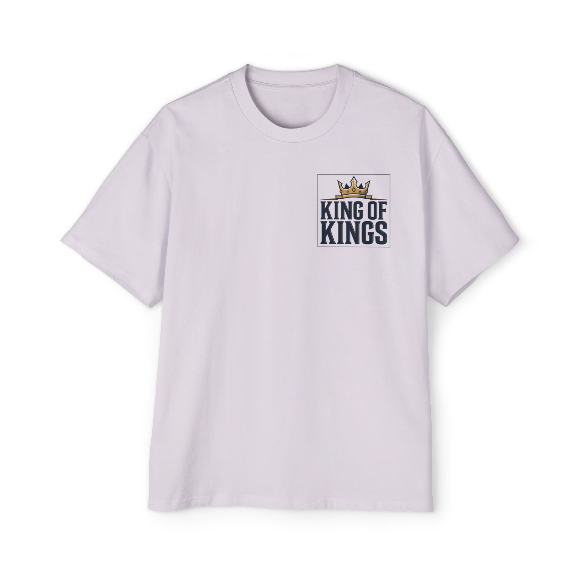 King of Kings Tee — Men's Oversized Graphic T-Shirt with Crown Design