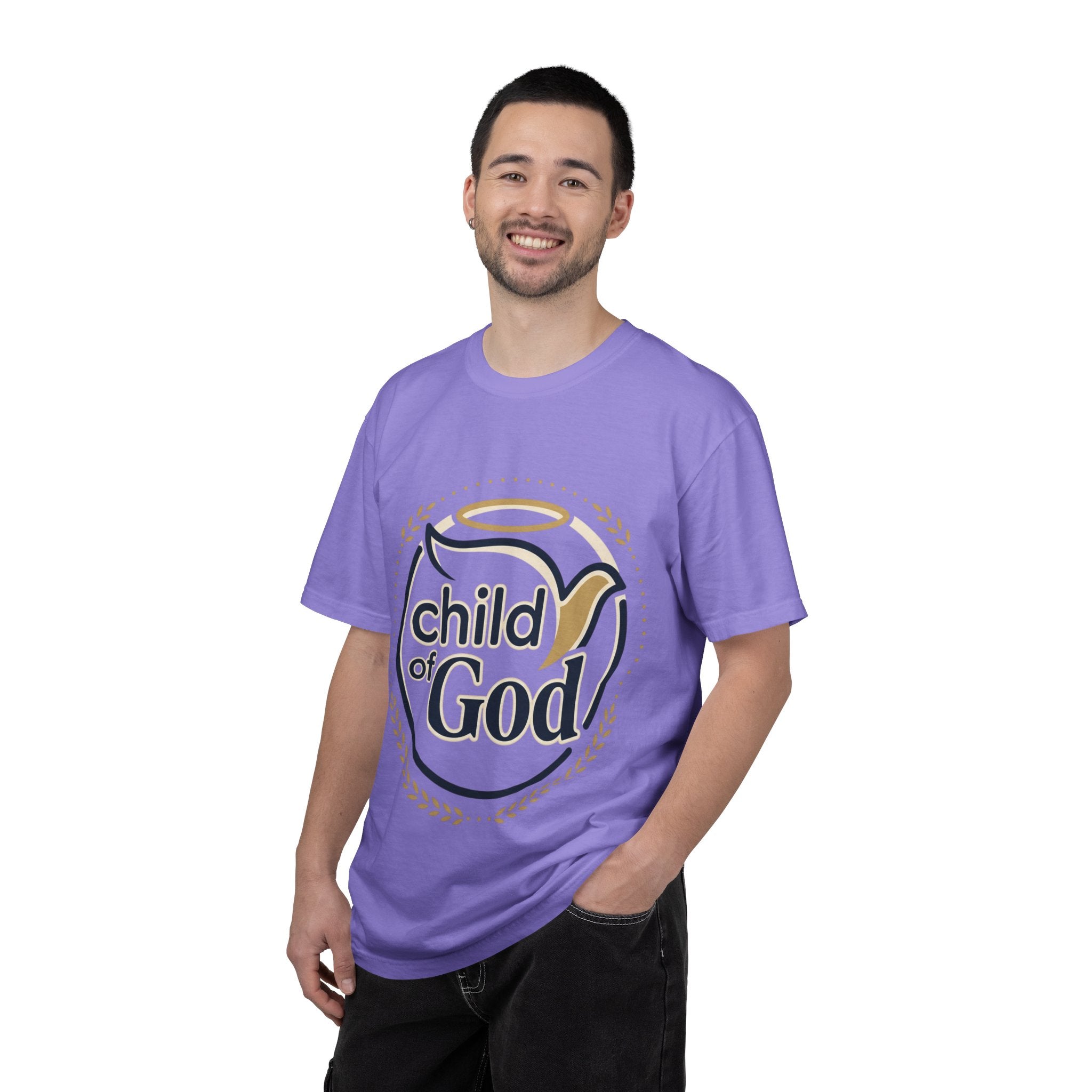 Child of God T‑Shirt — Faith Christian Tee with Dove & Halo