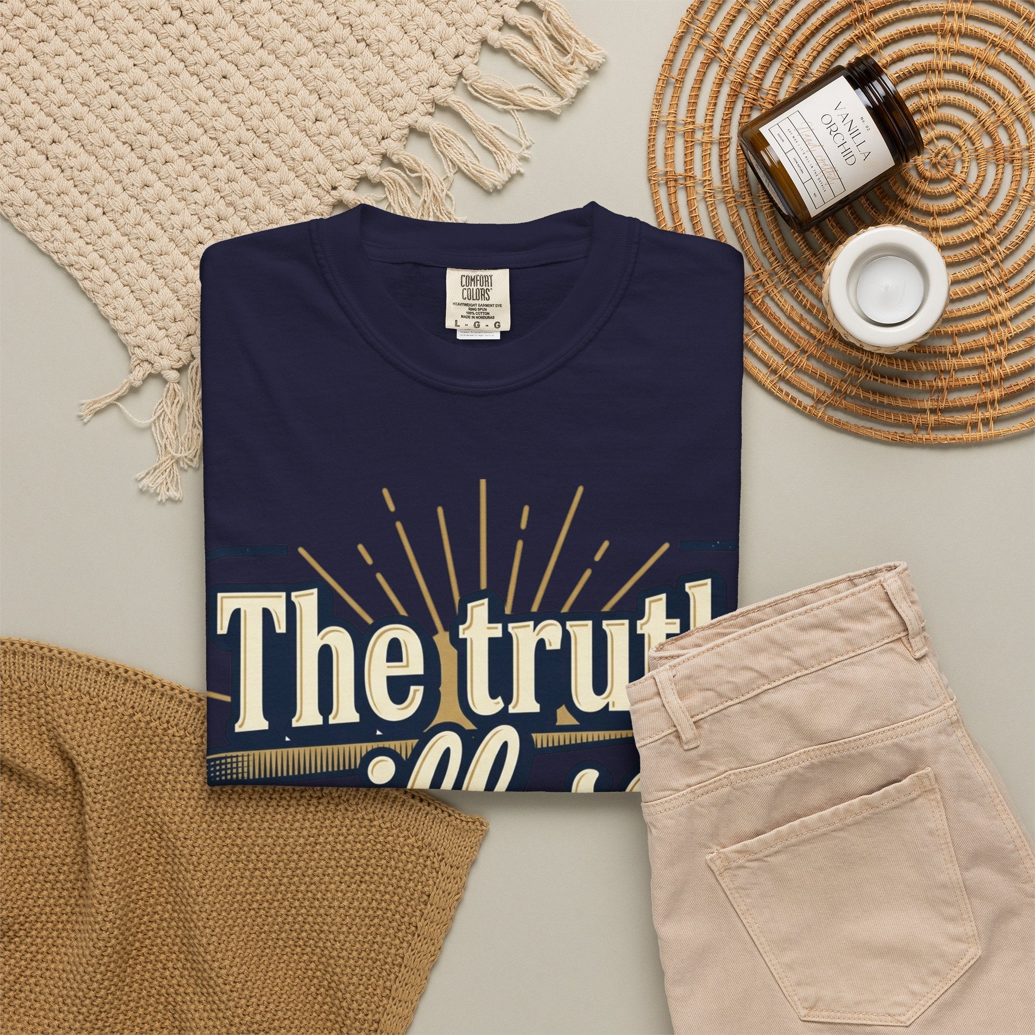 T-Shirt — "The Truth Will Set You Free" Inspirational Graphic Tee