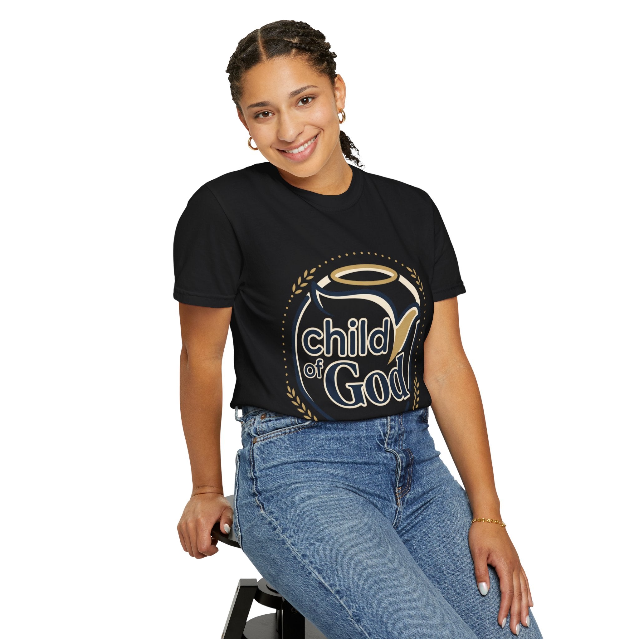 Child of God T‑Shirt — Faith Christian Tee with Dove & Halo