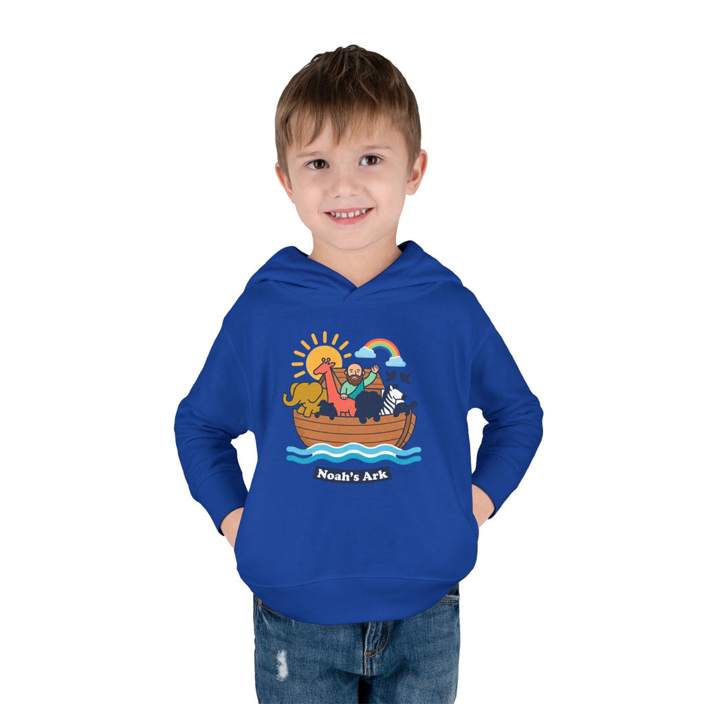 Noah's ark toddler hoodie | cute illustration pullover