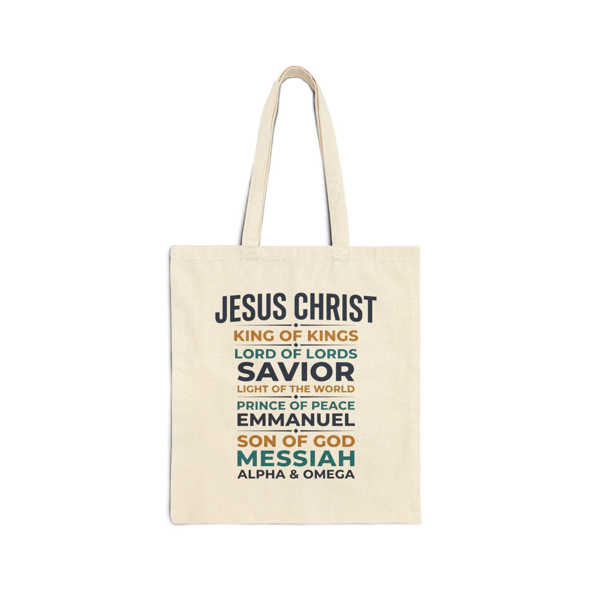 Cotton Canvas Tote Bag