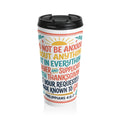 Travel Mug Thanks Giving| Christian Faith Stainless Steel