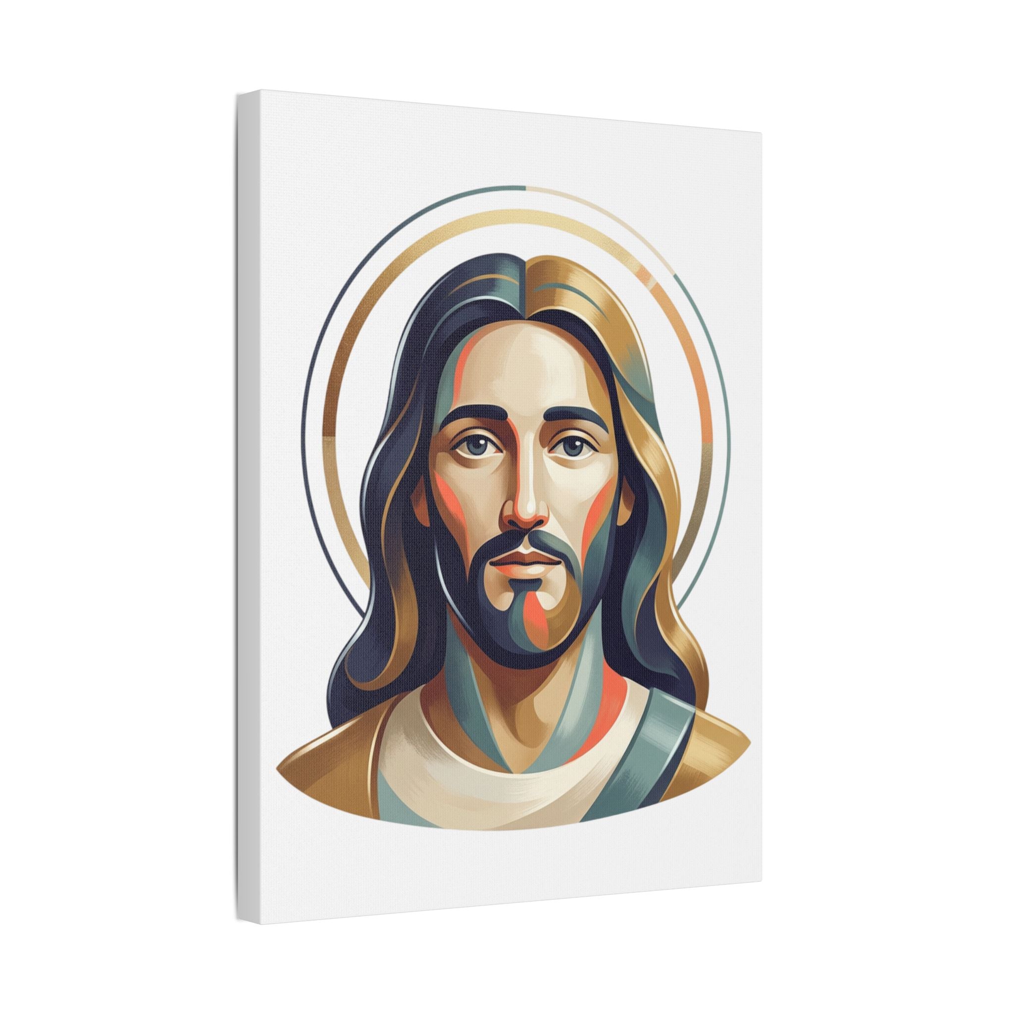 Jesus Portrait Satin Canvas
