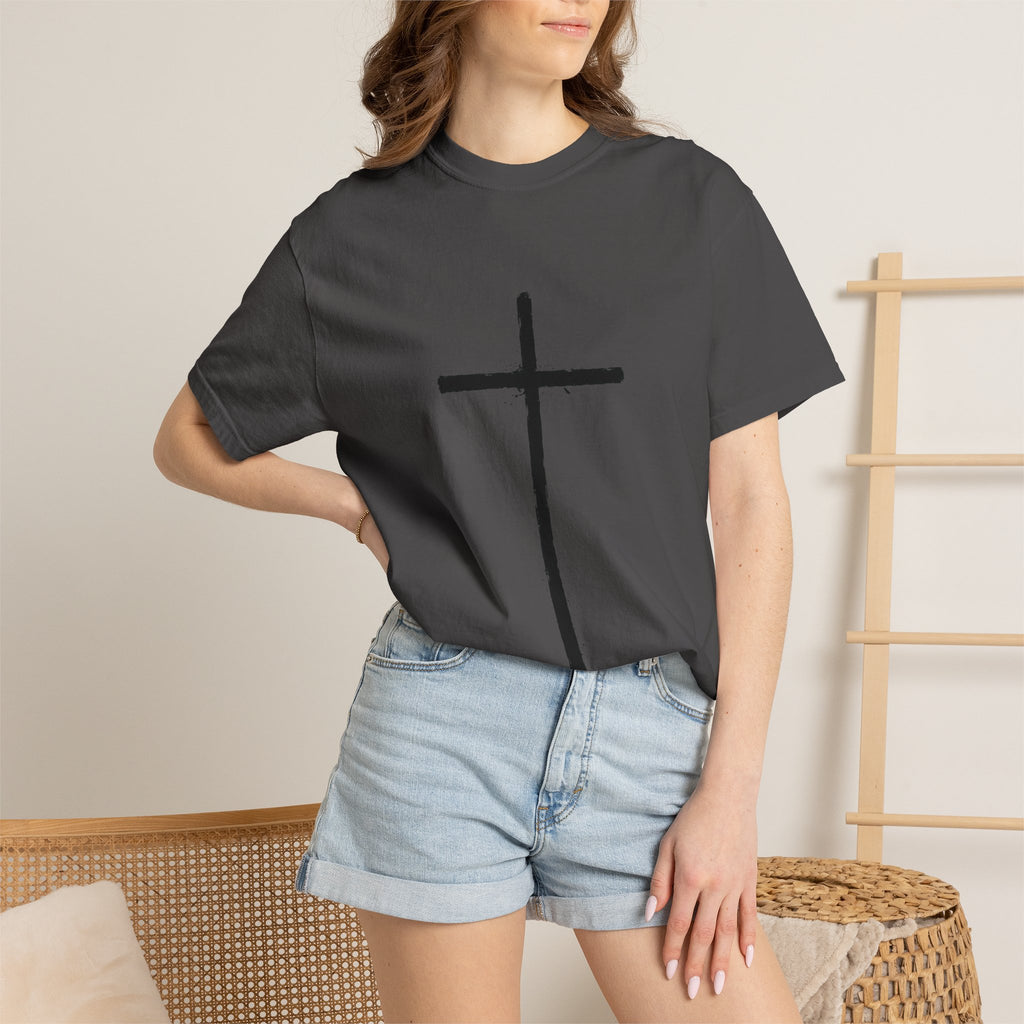 Cross T-shirt | Religious Gothic Faith Design