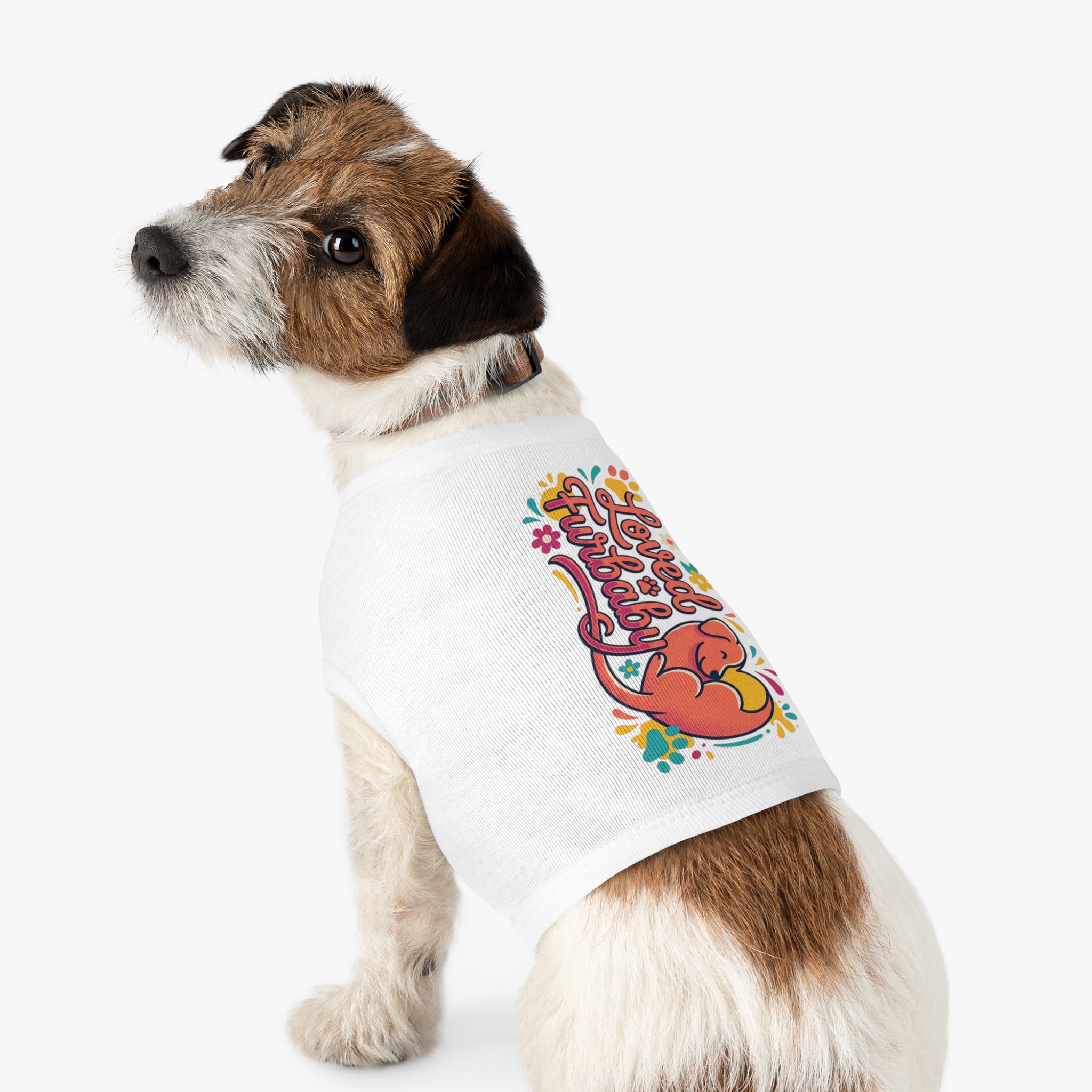 Pet Tank Top - "Loved Furbaby" Cute Dog Graphic Christian Pet Shirt