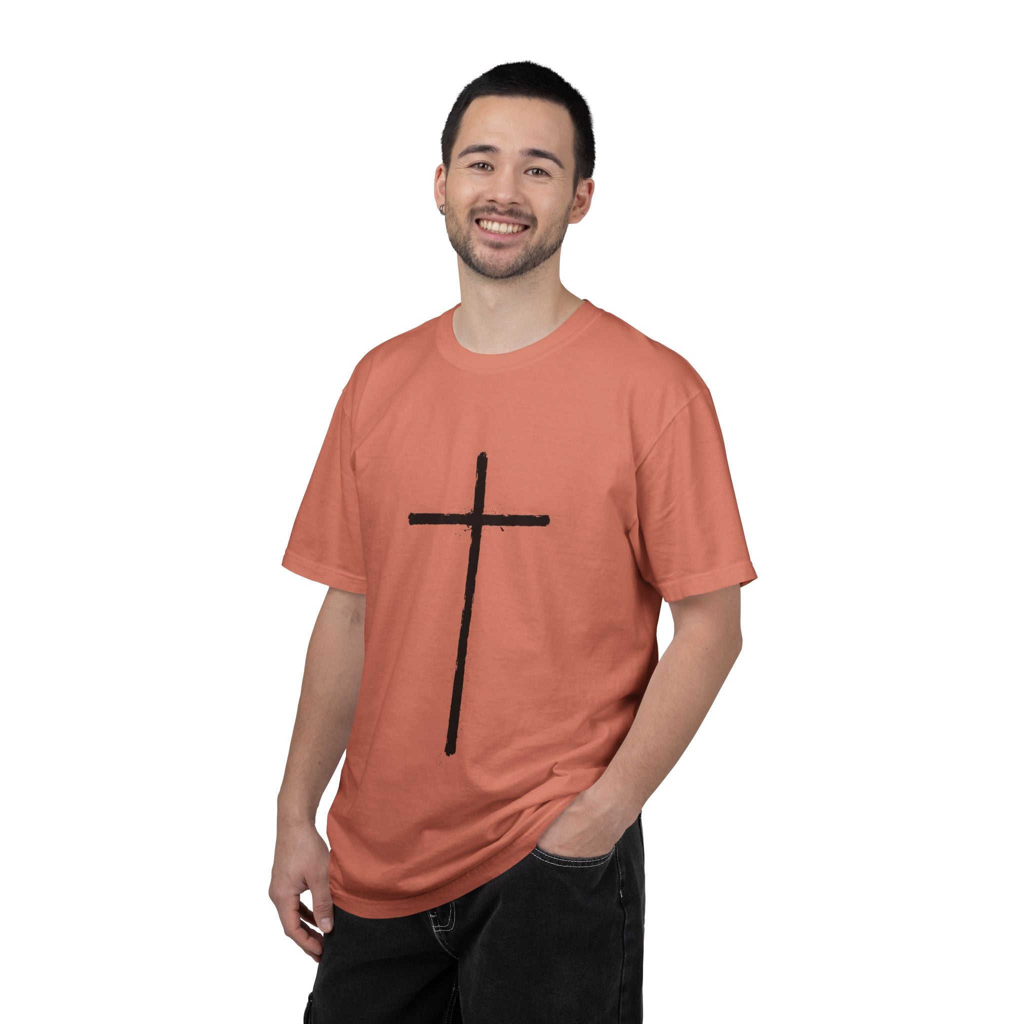 Cross T-shirt | Religious Gothic Faith Design