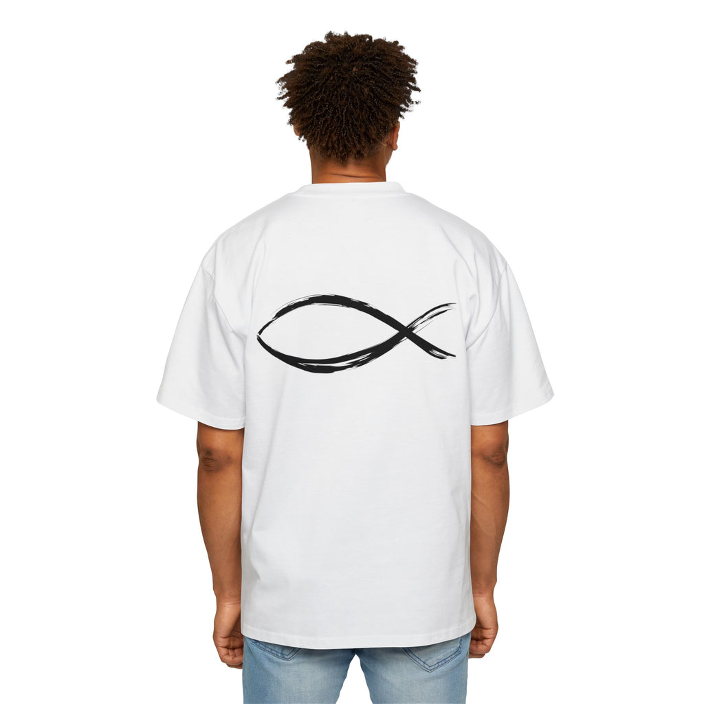 Fish Christian Symbol| Grunge Christian Tee