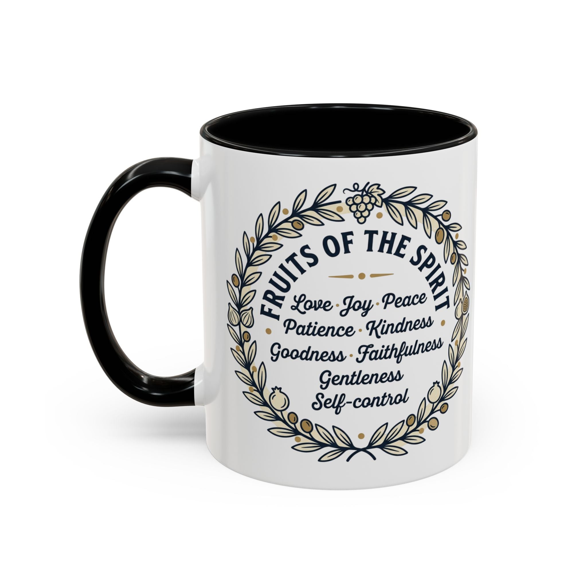 Fruits of the spirit Script Mug | Accent Coffee Mug