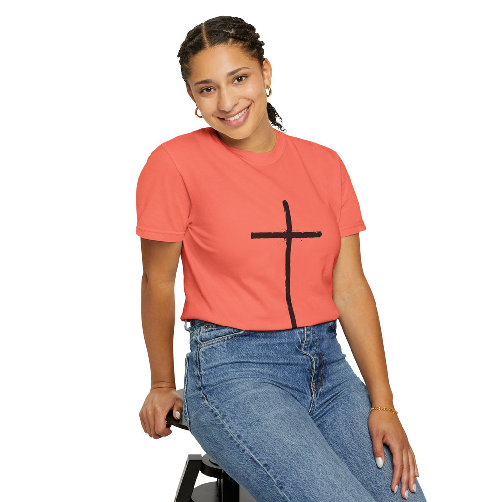 Cross T-shirt | Religious Gothic Faith Design