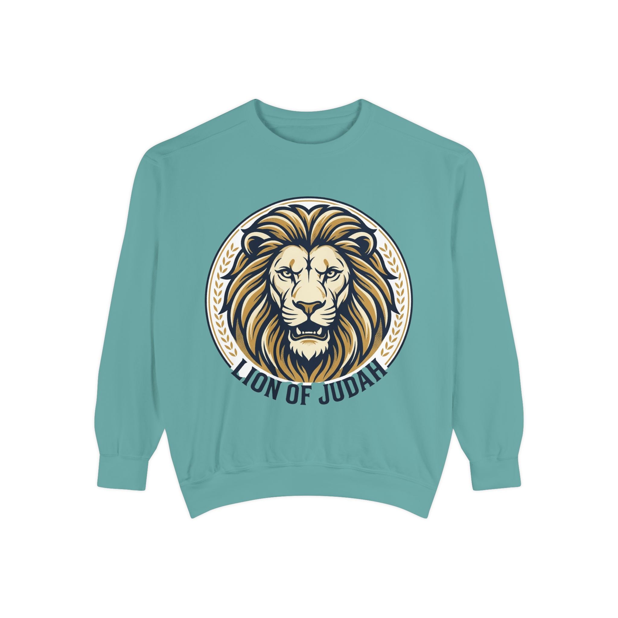 Lion of Judah Sweatshirt — Religious Lion Graphic Crewneck