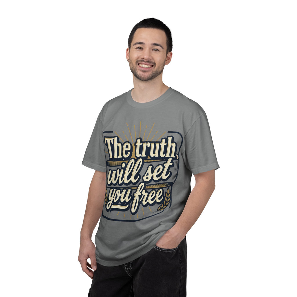 T-Shirt — "The Truth Will Set You Free" Inspirational Graphic Tee