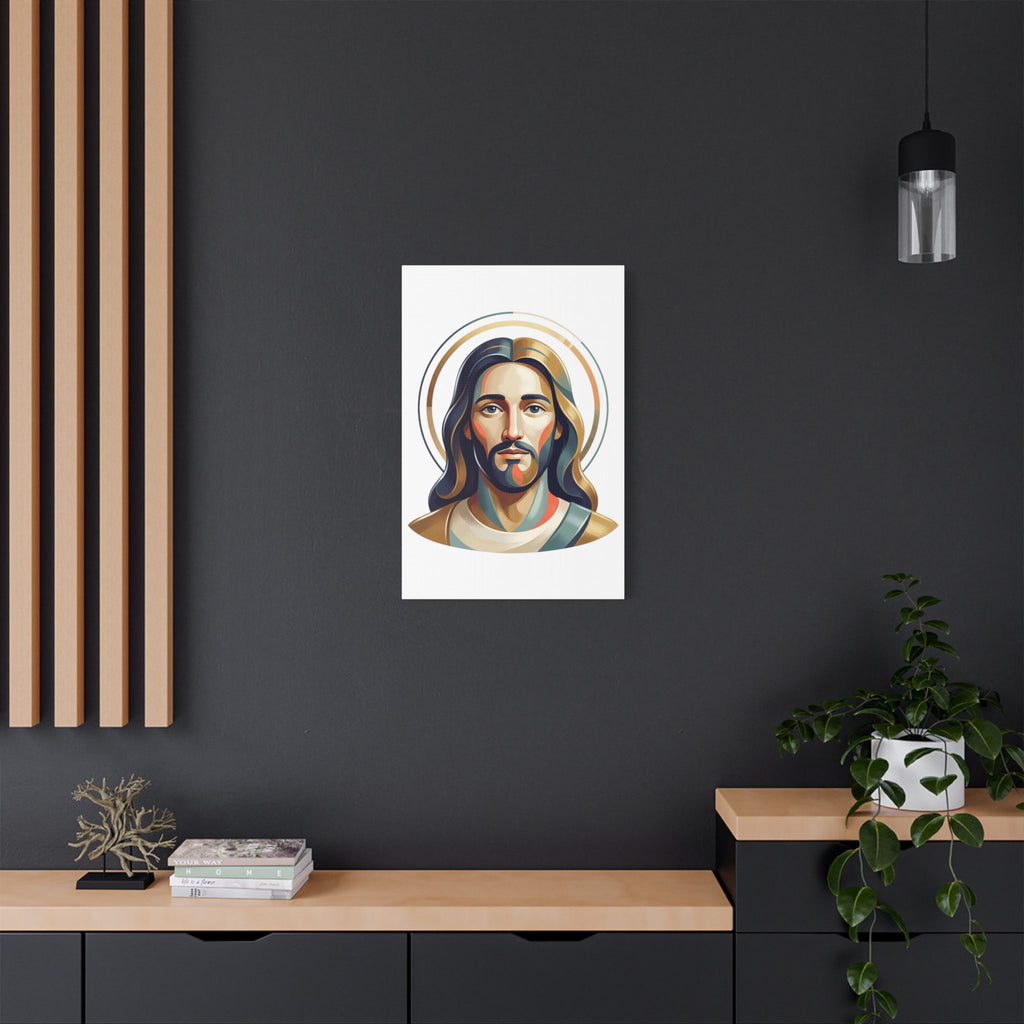 Jesus Portrait Satin Canvas