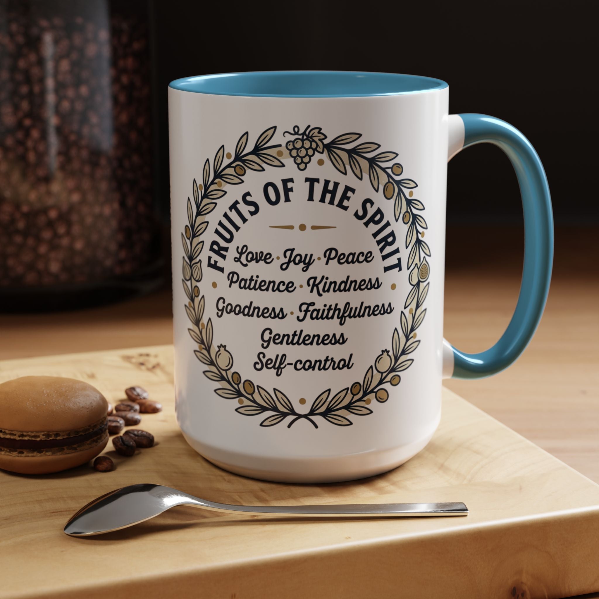 Fruits of the spirit Script Mug | Accent Coffee Mug