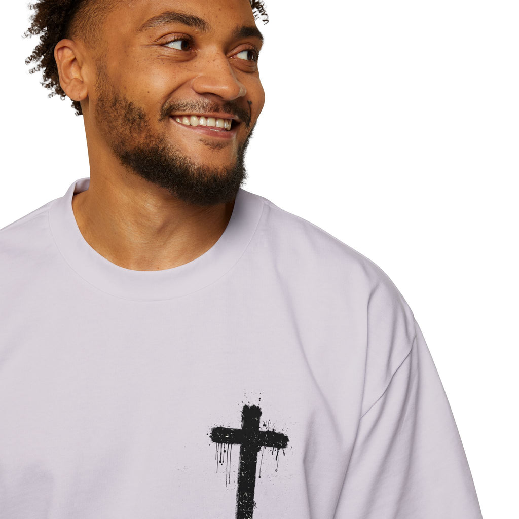 Dripping Paint Cross T-Shirt | Grunge Christian Tee