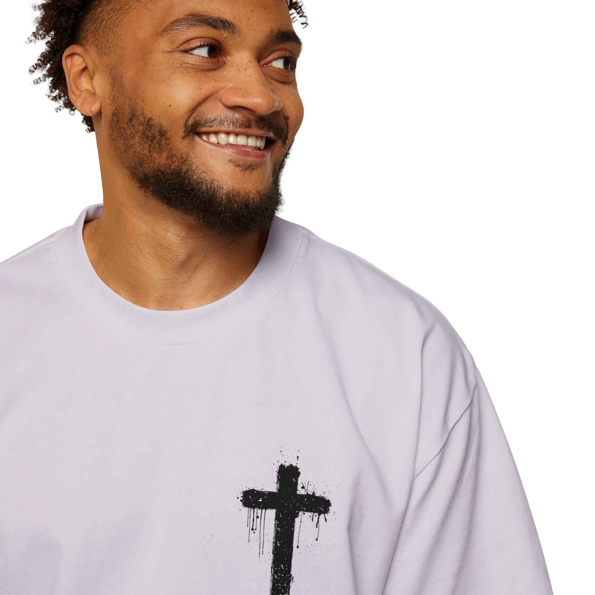 Dripping Paint Cross T-Shirt | Grunge Christian Tee