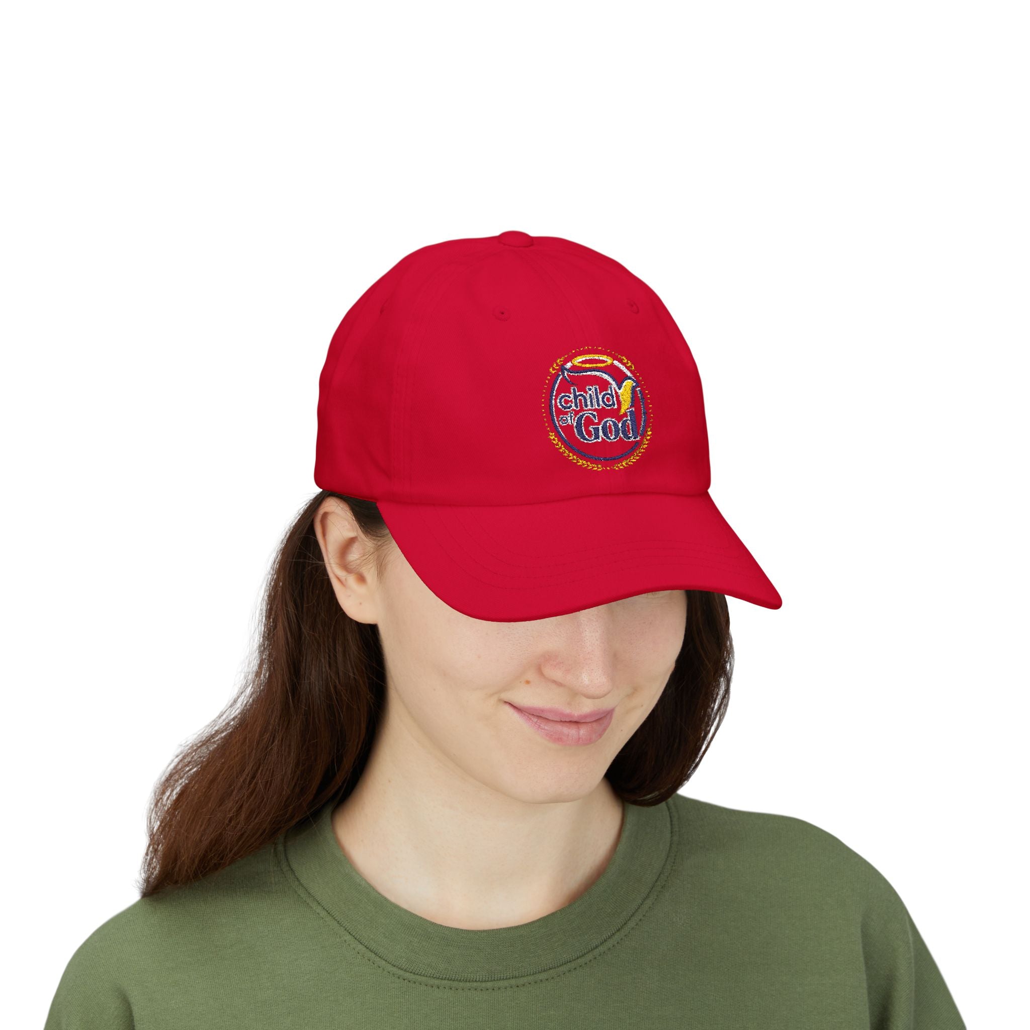 Child of God Dad Cap — Christian Embroidered Baseball Hat