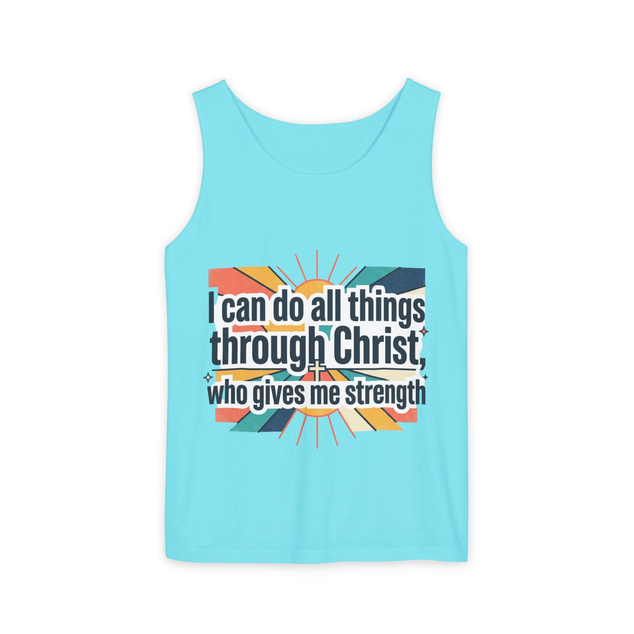 I can do all things tank top | Christian faith apparel