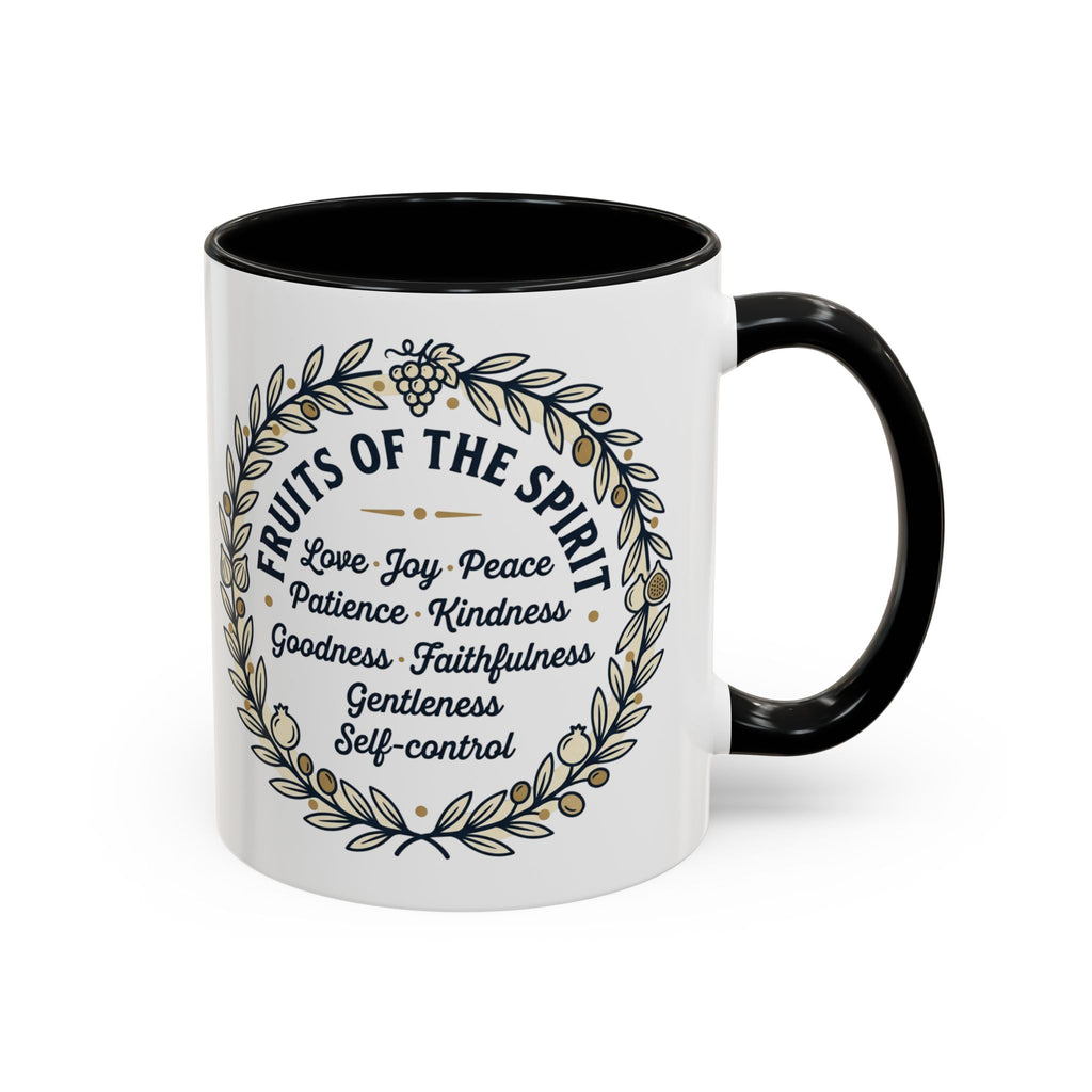 Fruits of the spirit Script Mug | Accent Coffee Mug