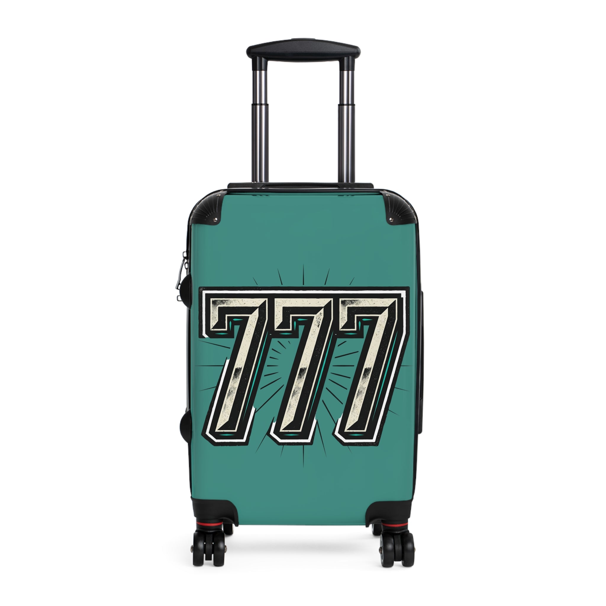 777 Travel Suitcase — Retro Casino Jackpot Carry-On