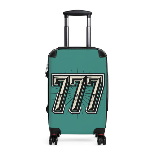 777 Travel Suitcase — Retro Casino Jackpot Carry-On