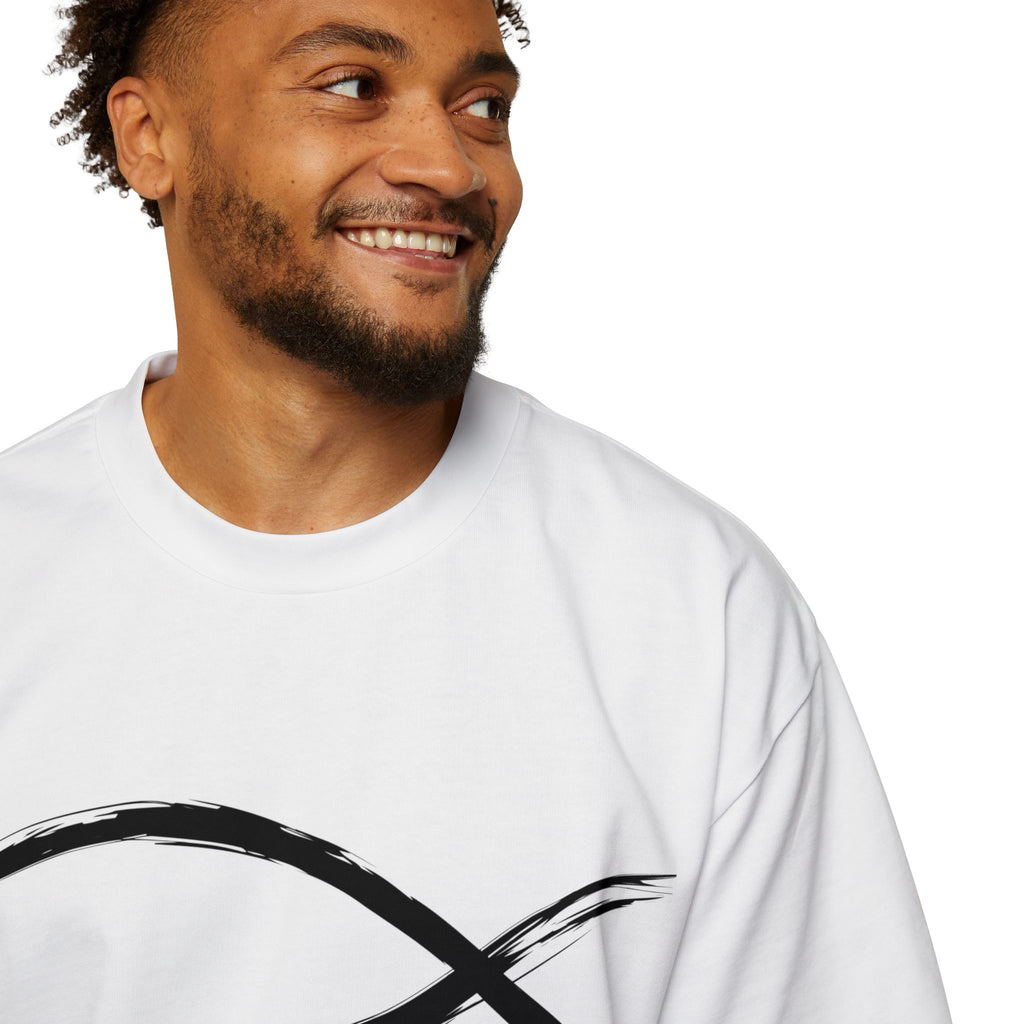 Fish Christian Symbol| Grunge Christian Tee