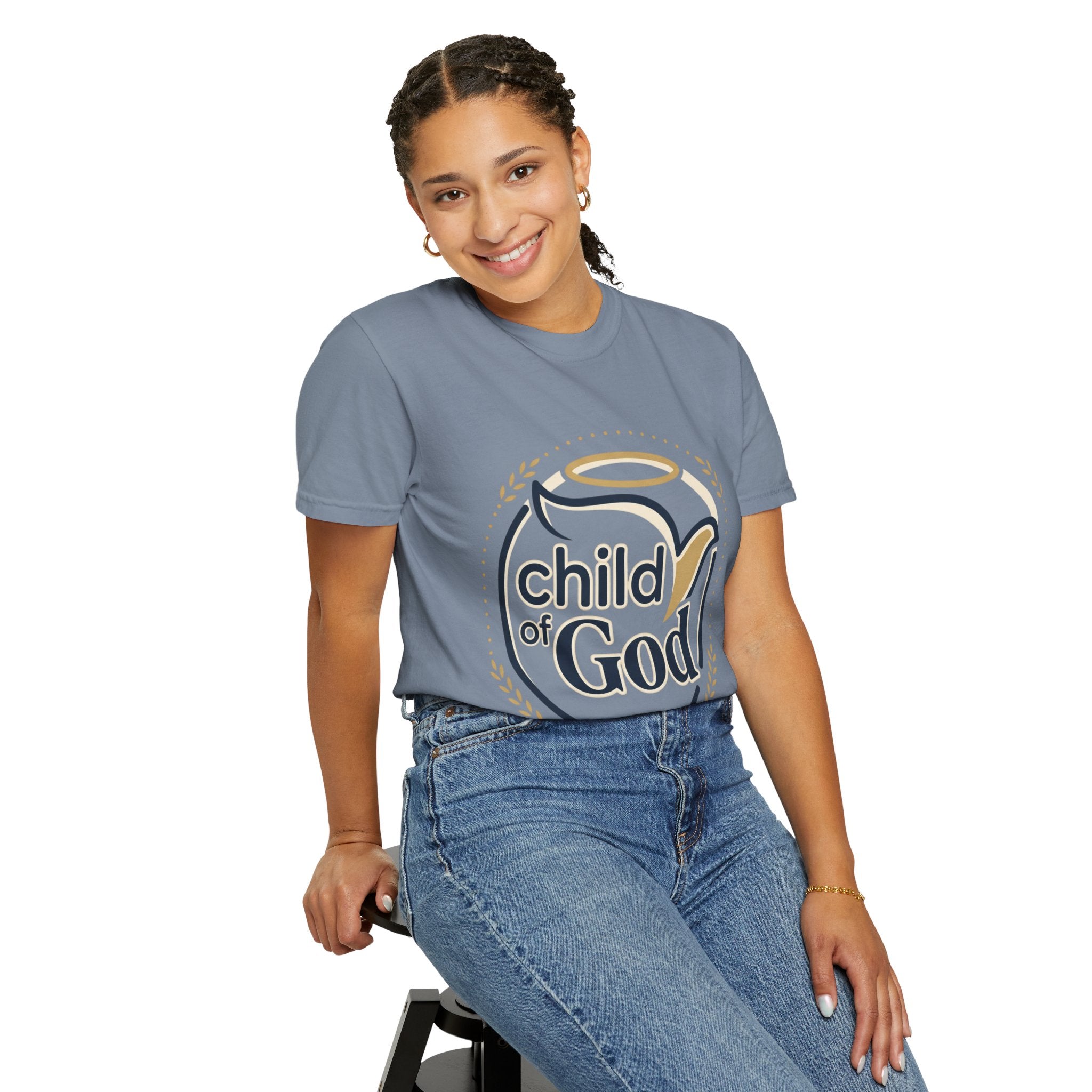 Child of God T‑Shirt — Faith Christian Tee with Dove & Halo