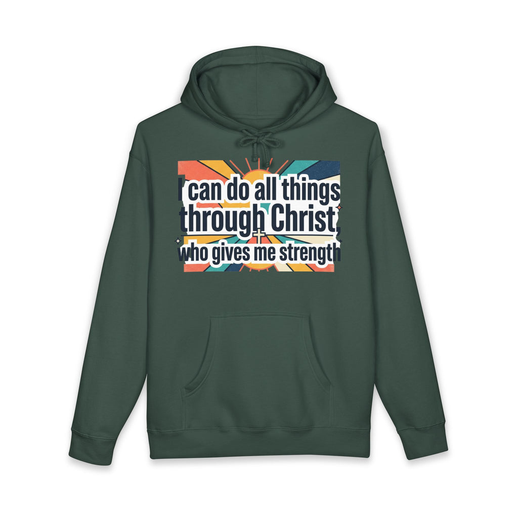 All things through God Hooded Sweatshirt