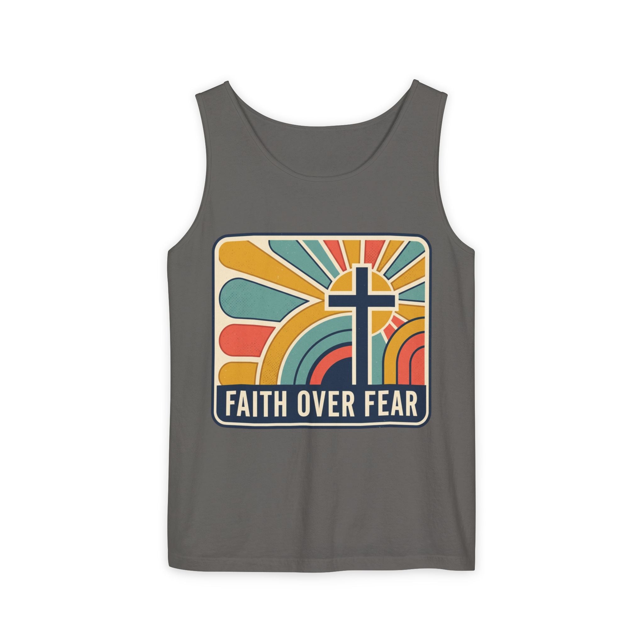 Faith over Fear tank top | Christian faith apparel