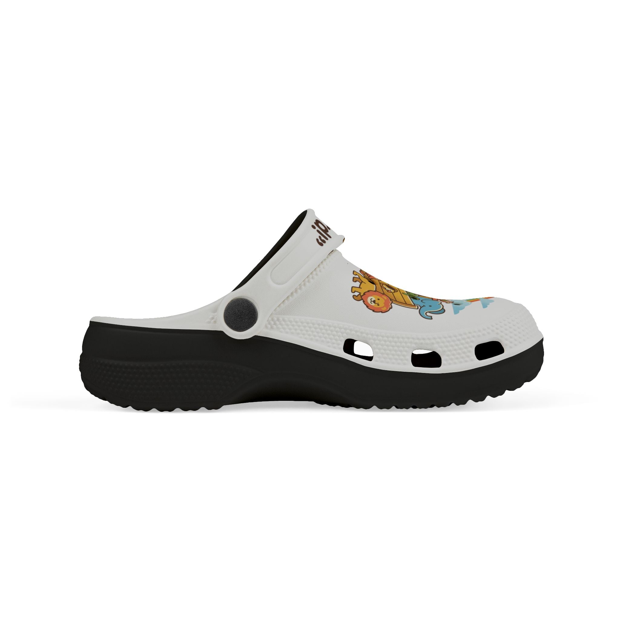 Noah's Ark Animals All Aboard Clogs | Kids EVA Foam Clogs