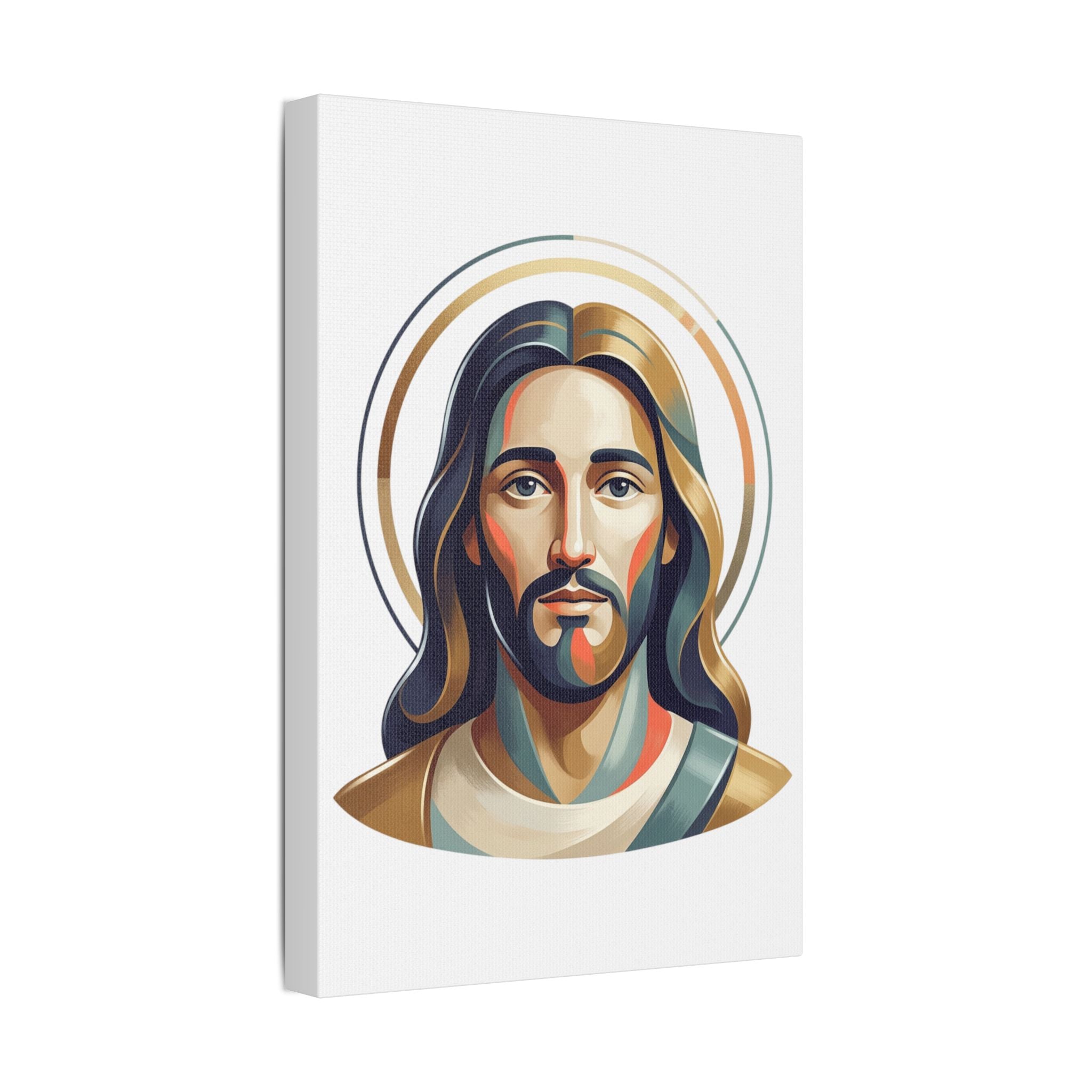 Jesus Portrait Satin Canvas