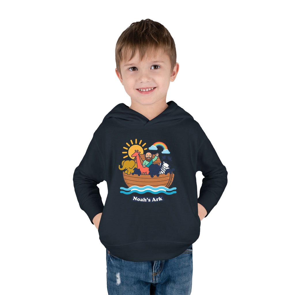 Noah's ark toddler hoodie | cute illustration pullover