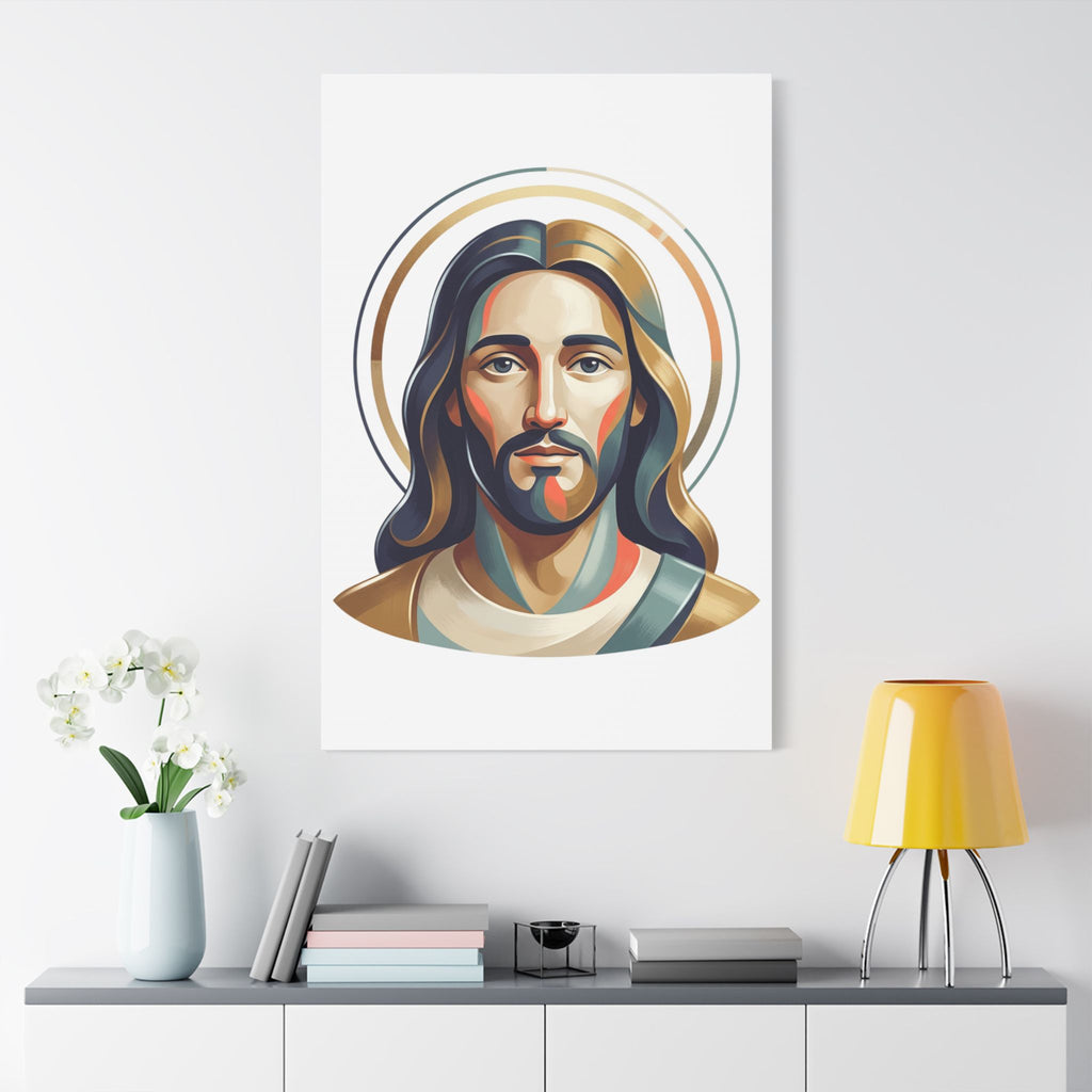 Jesus Portrait Satin Canvas