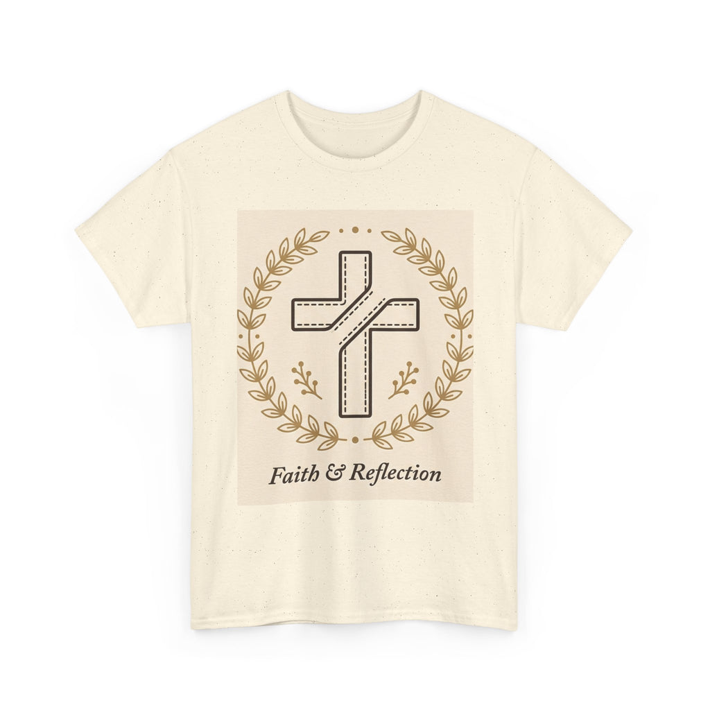 Faith & Reflection Cross T-Shirt | Christian Scripture Tee