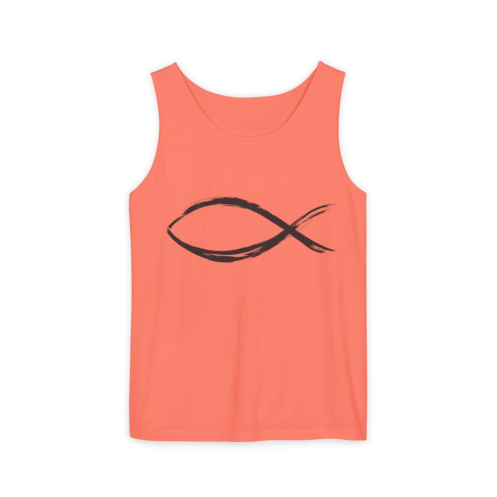 Fish Symbal tank top | Christian faith apparel